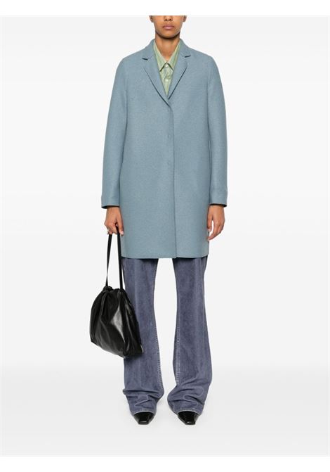 Light grey single-breasted virgin wool coat Harris wharf london - women HARRIS WHARF LONDON | A1301MLK307